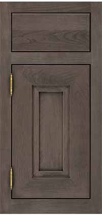 Loring Door Inset Style Quarter Sawn Oak Sepia Stain